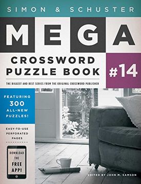 portada Simon & Schuster Mega Crossword Puzzle Book #14 (en Inglés)