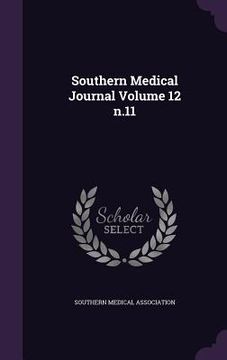 portada Southern Medical Journal Volume 12 n.11 (in English)