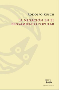 portada La Negacion en el Pensamiento Popular (in Spanish)