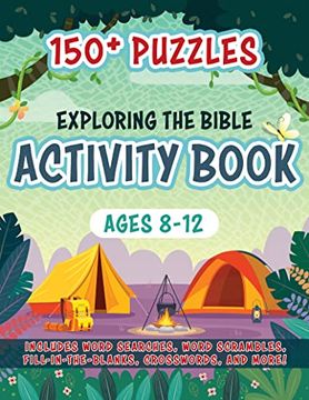 portada Exploring the Bible Activity Book: 150+ Puzzles for Ages 8-12 (en Inglés)
