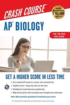 portada Ap(R) Biology Crash Course, for the new 2020 Exam, Book + Online (Advanced Placement Crash Course) (en Inglés)