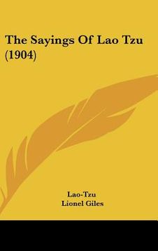 portada the sayings of lao tzu (1904) (in English)