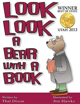 portada Look Look a Bear with a Book