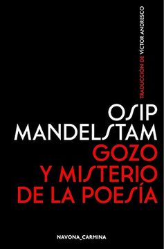 portada Gozo y Misterio de la Poesia