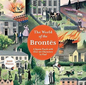 portada The World of the Brontës: A 1000-Piece Jigsaw Puzzle (en Inglés)