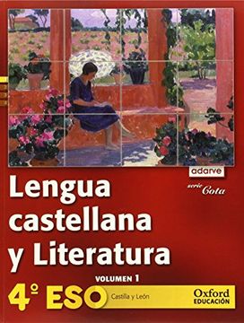 portada Lengua Castellana y Literatura 4º ESO Adarve Cota Trimestral (Castilla y León). Pack (Libro del Alumno + Antología)