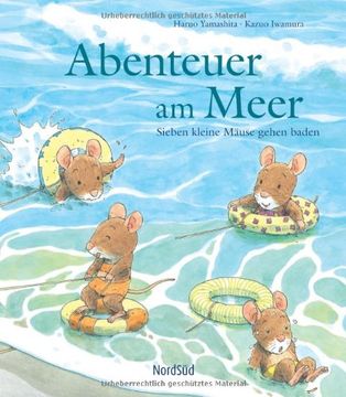 portada Abenteuer am Meer: Sieben kleine Mäuse gehen baden (en Alemán)