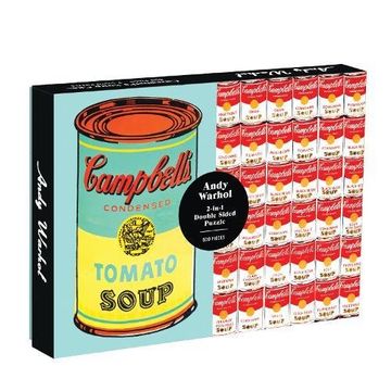 portada Andy Warhol Soup can 2-Sided 500 Piece Puzzle (in English)