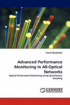 portada advanced performance monitoring in all-optical networks (en Inglés)