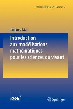 portada introduction aux mod lisations math matiques pour les sciences du vivant