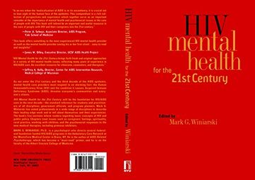 portada Hiv Mental Health for the 21St Century (en Inglés)