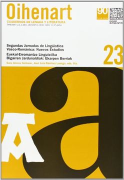 portada Hizkuntza eta Literatura 23 - Euskal-Erromantze Linguistika Bigarren (Hizkuntza Literatura-Oihenart) (en Euskera)