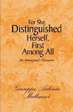 portada For She Distinguished Herself (en Inglés)