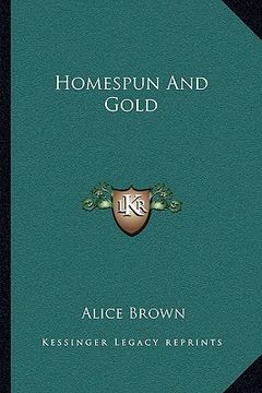 portada homespun and gold (in English)