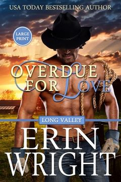 portada Overdue for Love: A Secret Baby Western Romance (Large Print) (en Inglés)