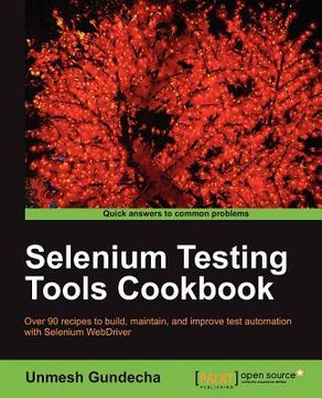 portada selenium testing tools cookbook (en Inglés)