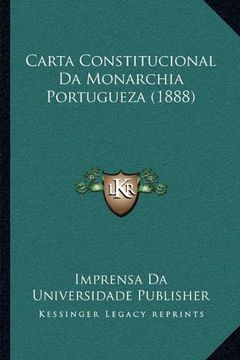 portada Carta Constitucional da Monarchia Portugueza (1888) 