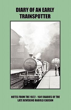 portada diary of an early trainspotter (en Inglés)