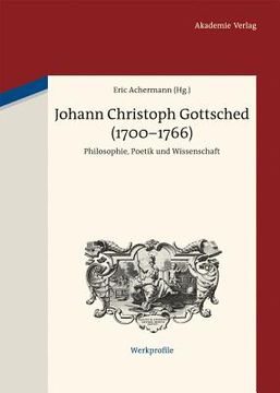 portada Johann Christoph Gottsched (1700-1766) (en Alemán)