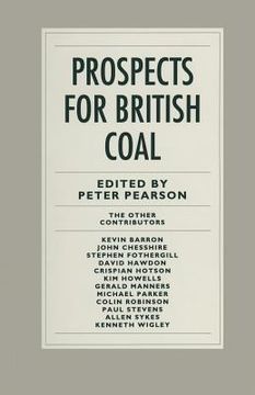 portada Prospects for British Coal (en Inglés)