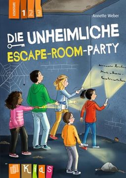 portada Die Unheimliche Escape-Room-Party - Lesestufe 1 (en Alemán)