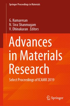 portada Advances in Materials Research: Select Proceedings of Icamr 2019 (in English)