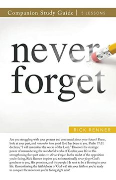 portada Never Forget Study Guide (in English)
