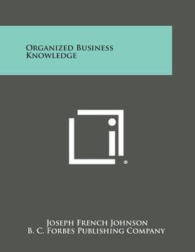 portada Organized Business Knowledge (en Inglés)