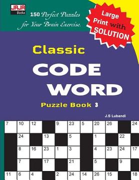 portada Classic CODE WORD Puzzle Book (en Inglés)