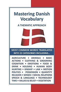 portada Mastering Danish Vocabulary: A Thematic Approach (Language Mastery Series) (en Inglés)