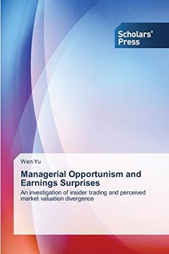 portada Managerial Opportunism and Earnings Surprises