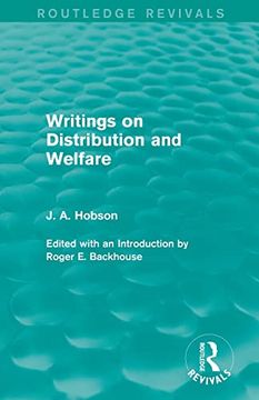 portada Writings on Distribution and Welfare (Routledge Revivals) (en Inglés)