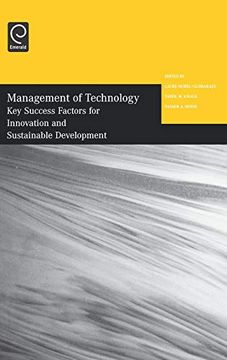 portada Management of Technology: Key Success Factors for Innovation and Sustainable Development (Management of Technology) (Management of Technology) (en Inglés)