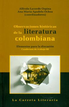 portada Observaciones Historicas de la Literatura Colombiana-Elementos de Discusion-