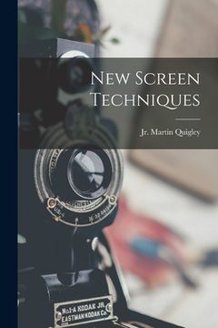 portada New Screen Techniques (en Inglés)