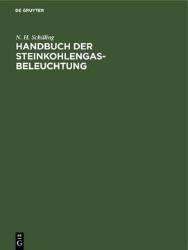 portada Handbuch der Steinkohlengas-Beleuchtung (en Alemán)