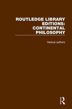 portada Routledge Library Editions: Continental Philosophy