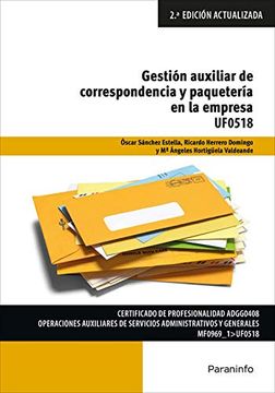 portada Gestión Auxiliar de la Correspondencia y Paquetería en la Empresa (in Spanish)