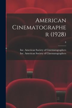 portada American Cinematographer (1928); 8 (en Inglés)