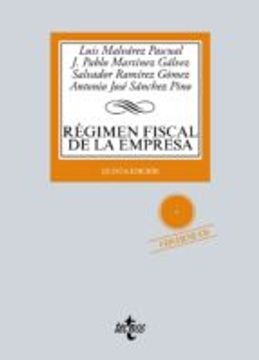 portada REGIMEN FISCAL DE LA EMPRESA (CONTIENE CD-ROM) (5ª ED.) (En papel)