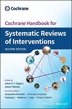 portada Cochrane Handbook for Systematic Reviews of Interventions (Wiley Cochrane Series) (en Inglés)