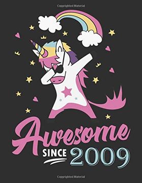 portada Awesome Since 2009: Blank Line Not (8. 5 x 11 - 110 Pages) 