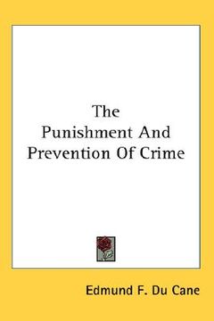 portada the punishment and prevention of crime (in English)
