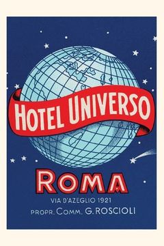 portada Vintage Journal Hotel Universo, Rome Poster (in English)