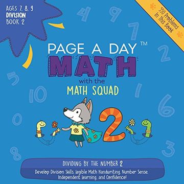 portada Page A Day Math Division Book 2: Dividing by 2