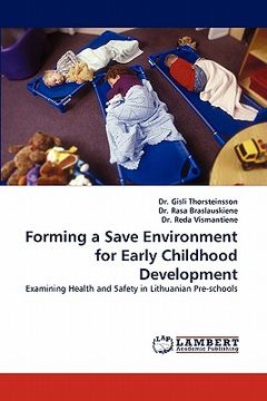 portada forming a save environment for early childhood development
