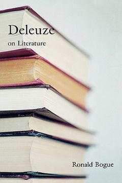 portada deleuze on literature (en Inglés)