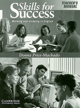 portada skills for success teacher's manual: working and studying in english (in English)