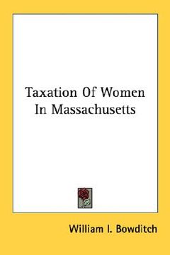 portada taxation of women in massachusetts (en Inglés)