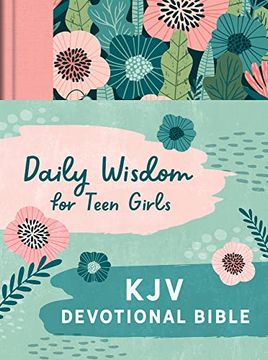 portada Daily Wisdom for Teen Girls KJV Devotional Bible [Blush Rainforest] (en Inglés)